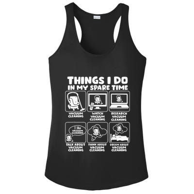 Things I Do In My Spare Time Vacuum Cleaning Ladies PosiCharge Competitor Racerback Tank
