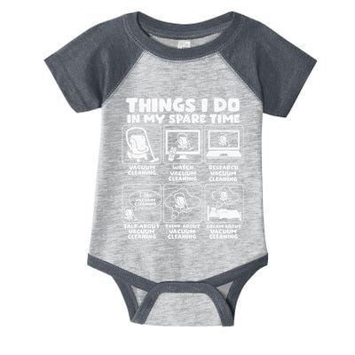 Things I Do In My Spare Time Vacuum Cleaning Infant Baby Jersey Bodysuit