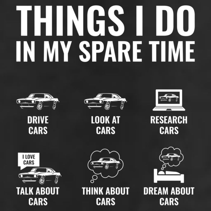 Things I Do In My Spare Time Funny Car Guy Car Enthusiast Cool Comfort Performance Bucket Hat
