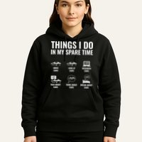 Things I Do In My Spare Time Funny Car Guy Car Enthusiast Hoodie