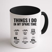 Things I Do In My Spare Time Funny Car Guy Car Enthusiast Mug
