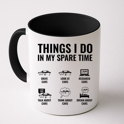 Things I Do In My Spare Time Funny Car Guy Car Enthusiast Mug