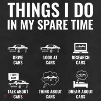 Things I Do In My Spare Time Funny Car Guy Car Enthusiast 11oz C Handle Ceramic Mug