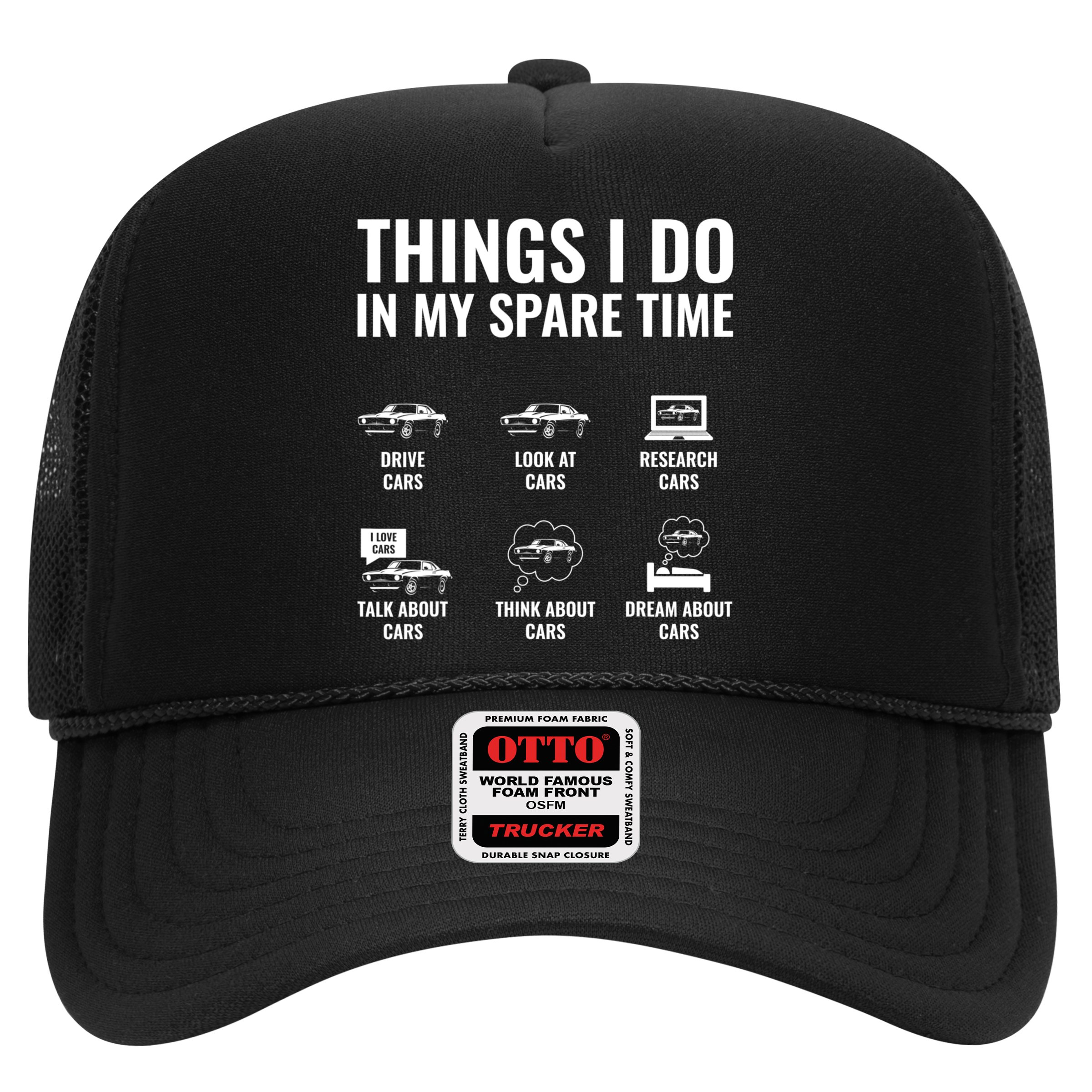 Things I Do In My Spare Time Funny Car Guy Car Enthusiast Hat