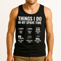Things I Do In My Spare Time Funny Car Guy Car Enthusiast Tank Top