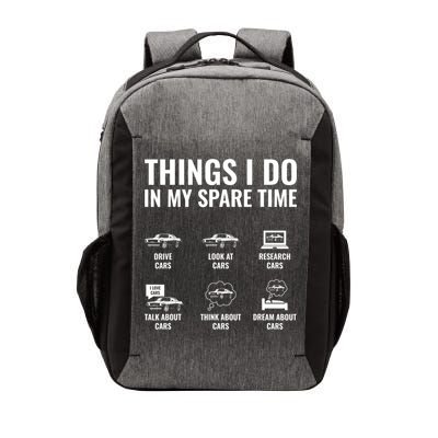 Things I Do In My Spare Time Funny Car Guy Car Enthusiast Vector Backpack