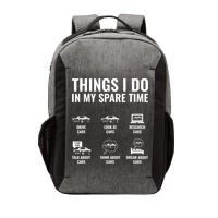 Things I Do In My Spare Time Funny Car Guy Car Enthusiast Vector Backpack