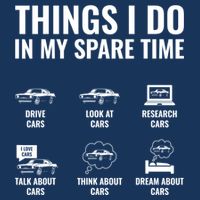Things I Do In My Spare Time Funny Car Guy Car Enthusiast Infant Baby Jersey Bodysuit