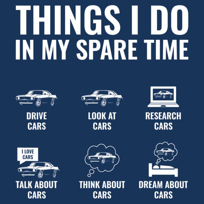 Things I Do In My Spare Time Funny Car Guy Car Enthusiast Infant Baby Jersey Bodysuit
