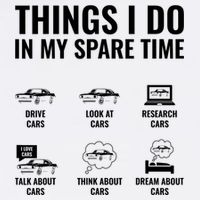 Things I Do In My Spare Time Funny Car Guy Car Enthusiast Garment-Dyed Sweatshirt