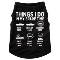 Things I Do In My Spare Time Car Enthusiast Funny Car Guy Doggie Tank
