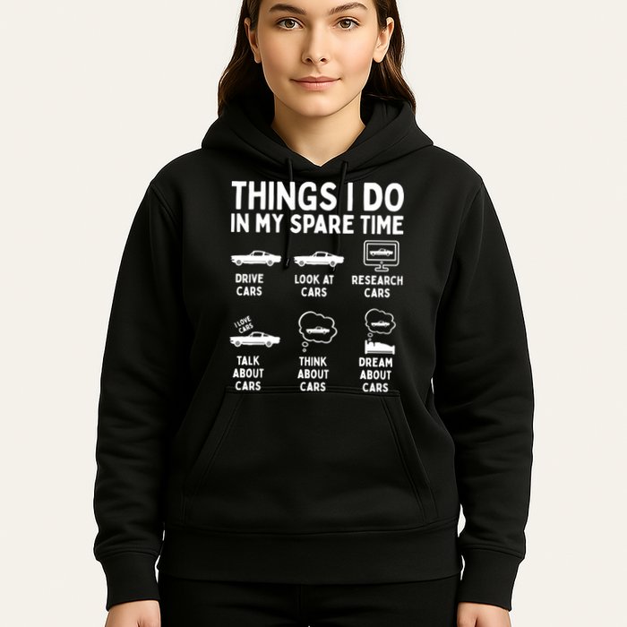 Things I Do In My Spare Time Car Enthusiast Funny Car Guy Hoodie