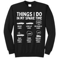 Things I Do In My Spare Time Car Enthusiast Funny Car Guy Sweatshirt