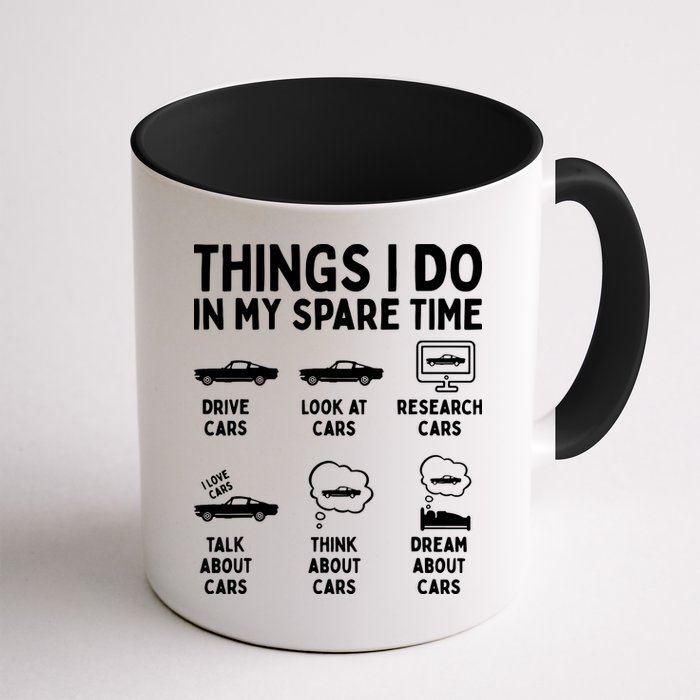 Things I Do In My Spare Time Car Enthusiast Funny Car Guy Mug
