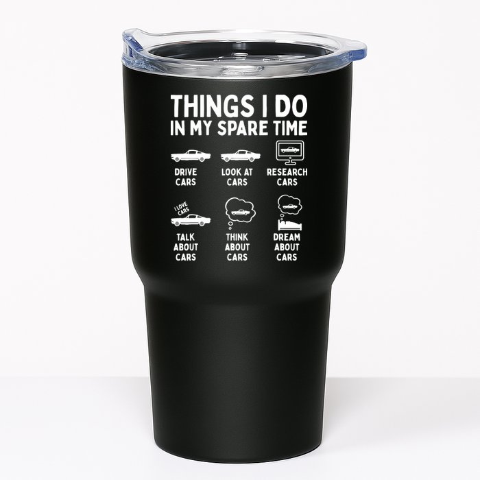 Things I Do In My Spare Time Car Enthusiast Funny Car Guy Tumbler