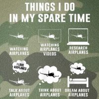 Things I Do In My Spare Time Airplane Legacy Tie Dye Trucker Hat