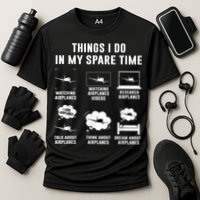 Things I Do In My Spare Time Airplane Performance Shirt