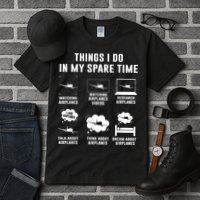 Things I Do In My Spare Time Airplane Tall T-Shirt