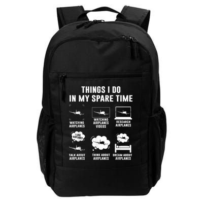 Things I Do In My Spare Time Airplane Backpack