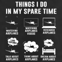 Things I Do In My Spare Time Airplane Tumbler