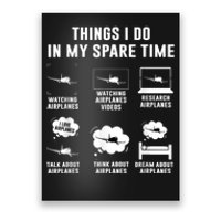 Things I Do In My Spare Time Airplane Poster