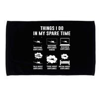 Things I Do In My Spare Time Airplane Microfiber Hand Towel