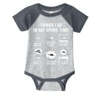 Things I Do In My Spare Time Airplane Infant Baby Jersey Bodysuit