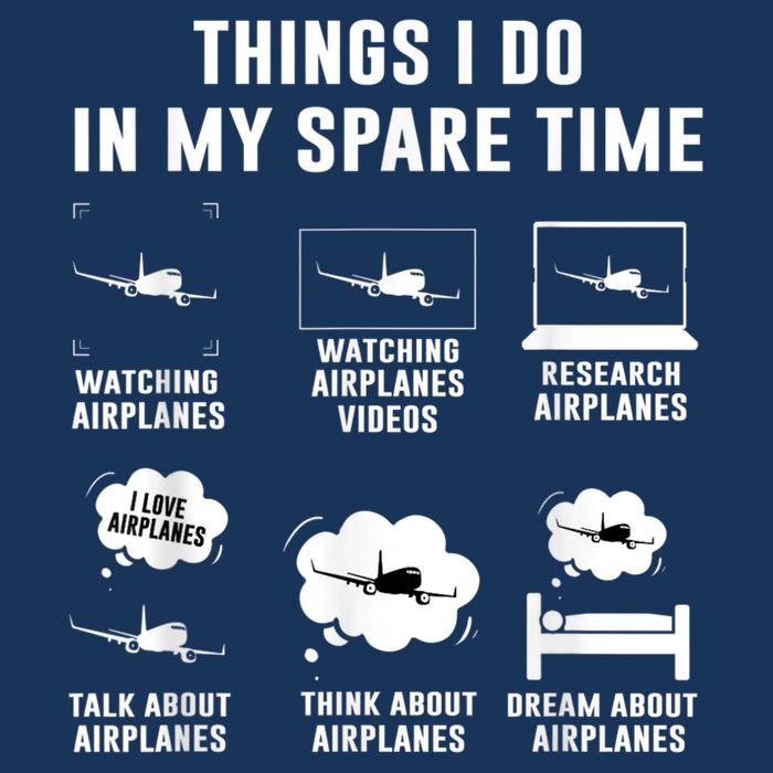 Things I Do In My Spare Time Airplane Infant Baby Jersey Bodysuit