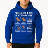 Things I Do In My Spare Time Capybara Funny Rodent Hoodie