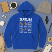 Things I Do In My Spare Time Capybara Funny Rodent Hoodie
