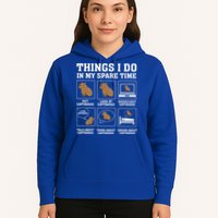 Things I Do In My Spare Time Capybara Funny Rodent Hoodie