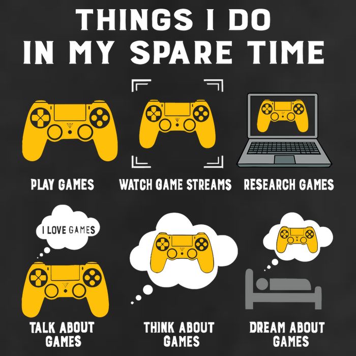 Things I Do In My Spare Time Gaming Game Lover Gift Tumbler