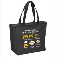 Things I Do In My Spare Time Gaming Game Lover Gift Zip Tote Bag