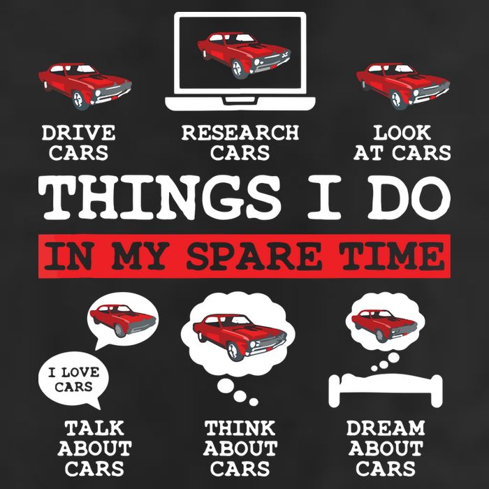 Things I Do In My Spare Time Funny Car Enthusiast Car Lover 8198 Adult Drive Performance Visor