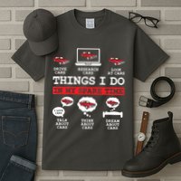 Things I Do In My Spare Time Funny Car Enthusiast Car Lover 8198 Tall T-Shirt