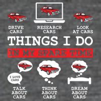 Things I Do In My Spare Time Funny Car Enthusiast Car Lover 8198 Backpack