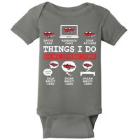 Things I Do In My Spare Time Funny Car Enthusiast Car Lover 8198 Baby Bodysuit