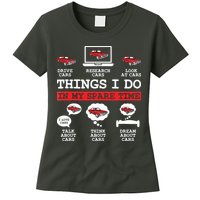 Things I Do In My Spare Time Funny Car Enthusiast Car Lover 8198 Womens T-Shirt