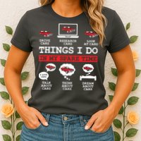 Things I Do In My Spare Time Funny Car Enthusiast Car Lover 8198 Womens T-Shirt