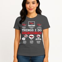 Things I Do In My Spare Time Funny Car Enthusiast Car Lover 8198 Womens T-Shirt