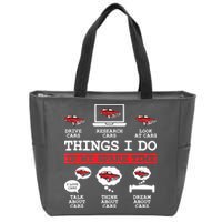 Things I Do In My Spare Time Funny Car Enthusiast Car Lover 8198 Zip Tote Bag