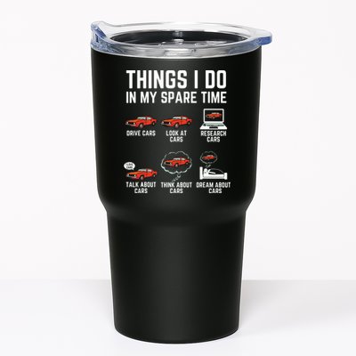 Things I Do In My Spare Time Funny Car Enthusiast Car Lover Tumbler
