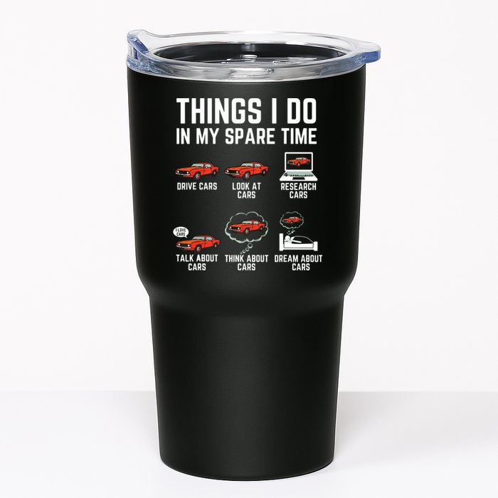Things I Do In My Spare Time Funny Car Enthusiast Car Lover Tumbler