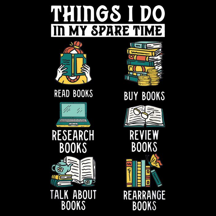 Things I Do In My Spare Time Read Books Funny Books Lover Backpack