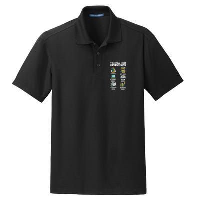 Things I Do In My Spare Time Read Books Funny Books Lover Dry Zone Grid Polo