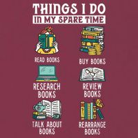 Things I Do In My Spare Time Read Books Funny Books Lover 16oz Travel Tumbler