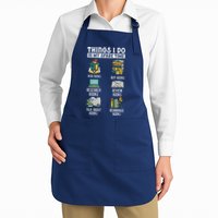 Things I Do In My Spare Time Read Books Funny Books Lover Apron