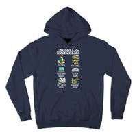 Things I Do In My Spare Time Read Books Funny Books Lover Tall Hoodie