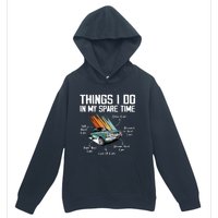 Things I Do In My Spare Time Funny Car Enthusiast Car Lover Urban Pullover Hoodie