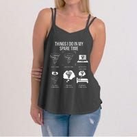 Things I Do In My Spare Time Tornado Storm Chaser Women's Strappy Tank